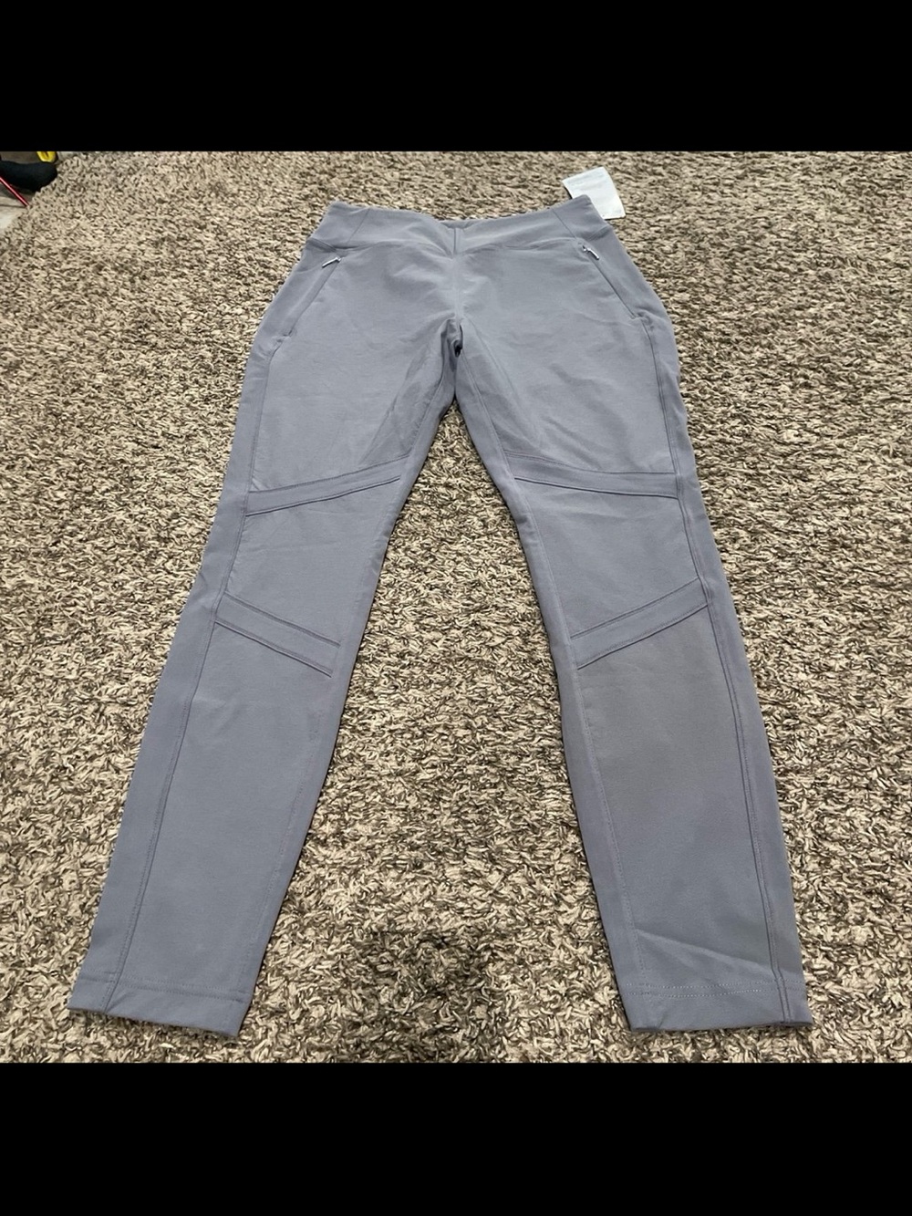 Athleta NWT summiter gray tights/pants size 10